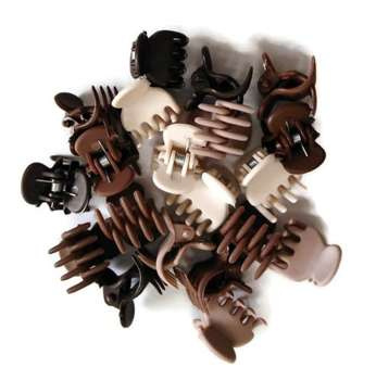 KRABY ŻABKI KAUCZUKOWE SPINKI DO WŁOSÓW 20 szt M.19