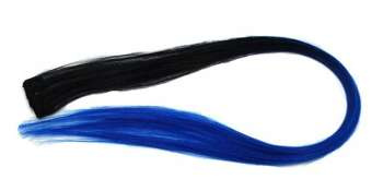 Doczepiane włosy kolorowe pasemko clip pasmo E47