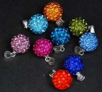 WISIOREK ZAWIESZKA KULKA SWAROVSKI SREBRO 925 B78