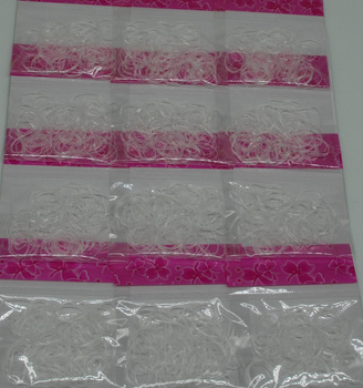 Gumki recepturki do włosów  na warkoczyki S.48