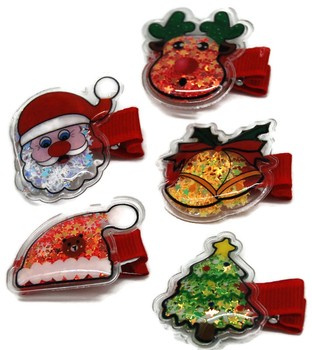 Świąteczne spinki z mikołajem spinka na świeta Bożego Narodzenia H4