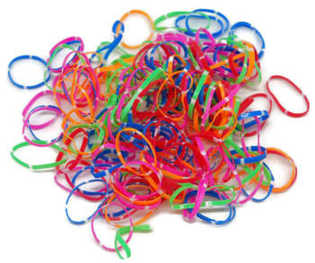 Gumki do włosów recepturki na warkoczyki R.24