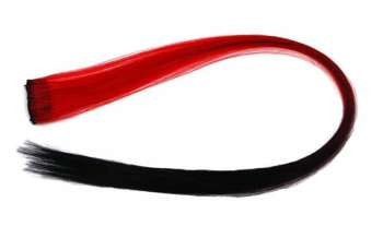 Doczepiane włosy kolorowe pasemko clip pasmo E41