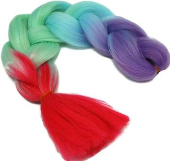 Syntetyczne włosy na warkoczyki warkocz dredy Y12