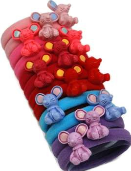 Gumki frotki do włosów kucyk gumka frotka 12sz G.76