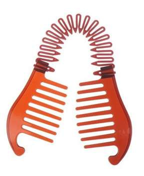 Zginana gumka do włosów grzebień kucyk opaska M56