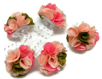 Kraby spinka do włosów karb kwiat kwiatek 5szt S.27
