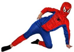 Strój kostium człowiek pająk spiderman 3-4 lata S