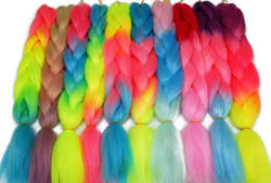 Włosy syntetyczne na kolorowe warkoczyki dredy Y10